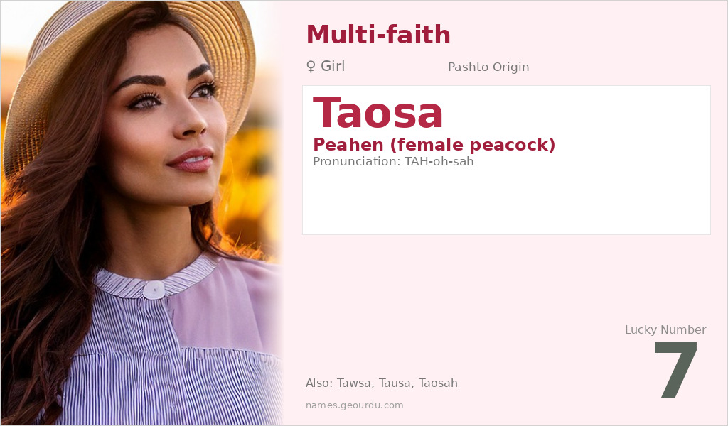 Taosa Name Meaning and Details