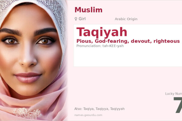Taqiyah Meaning — Arabic Origin, Girl Name & Islamic Significance (2025)