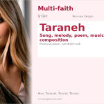 Taraneh Name Meaning and Details