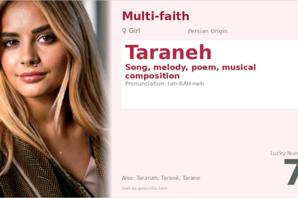 Taraneh Name Meaning — Persian Origin, Girl Name & Details (2025)