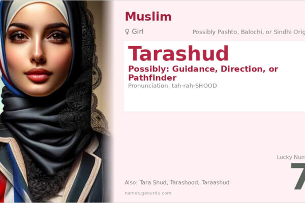 Tarashud Name Meaning — Origin, Gender & Details (2025)