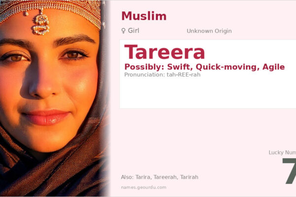 Tareera Name Meaning — Origin, Gender & Details (2025)