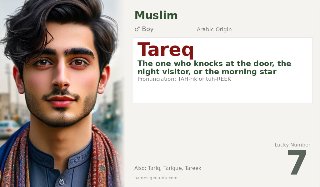 Tareq Name Meaning and Details