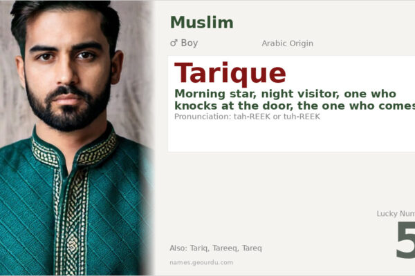 Tarique Name Meaning — Arabic Origin, Boy Name & History (2025)