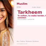 Tarkheem Name Meaning and Details