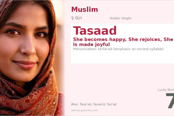 Tasaad Name Meaning — Arabic Origin, Girl’s Name & Details (2025)