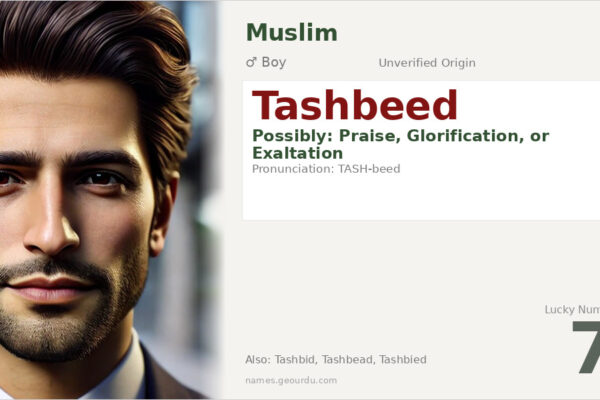 Tashbeed Name Meaning — Origin, Gender & Details (2025)