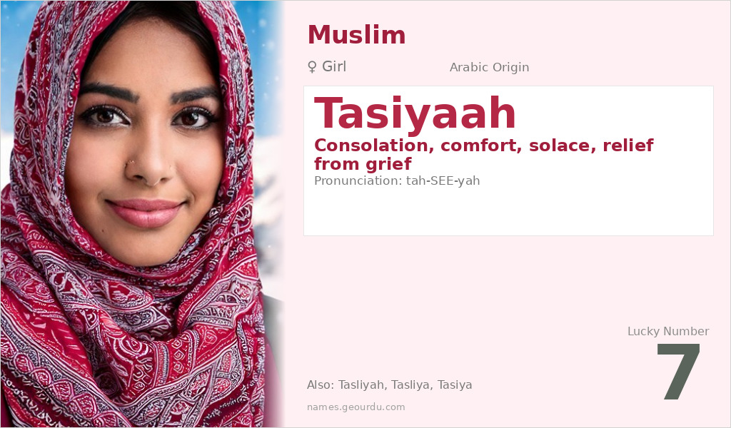 Tasiyaah Name Meaning and Details