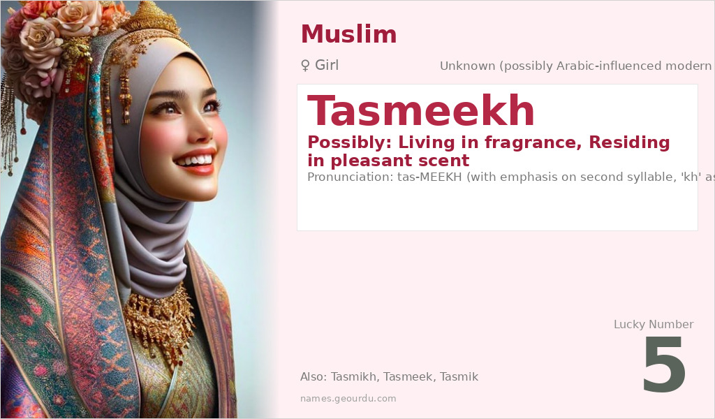 Tasmeekh Name Meaning and Details