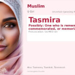 Tasmira Name Meaning and Details