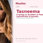 Tasneema Name Meaning and Details