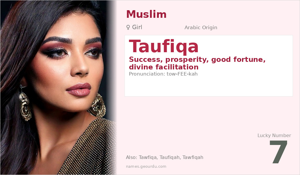 Taufiqa Name Meaning and Details