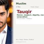 Tauqir Name Meaning and Details