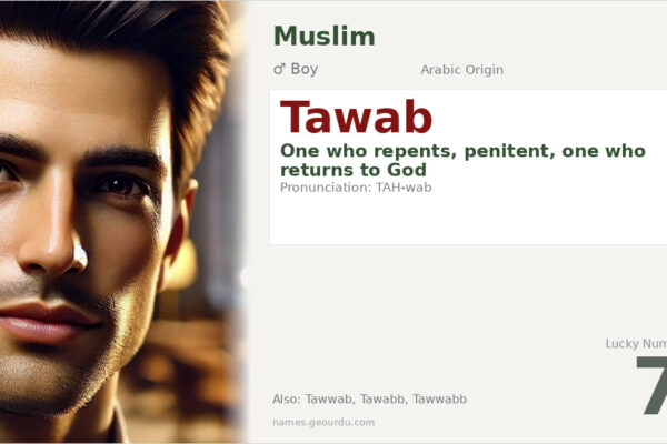 Tawab Name Meaning — Arabic Origin, Boy Name & Details (2025)