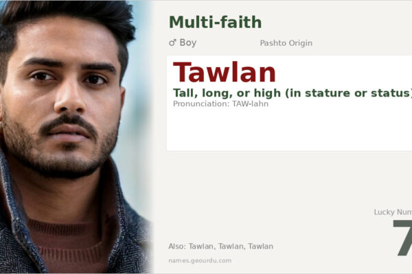 Tawlan Name Meaning — Pashto Origin, Boy’s Name & Cultural Significance (2025)