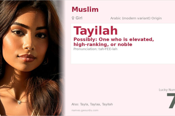 Tayilah Name Meaning — Origin, Gender & Details (2025)