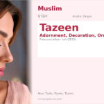 Tazeen Name Meaning and Details