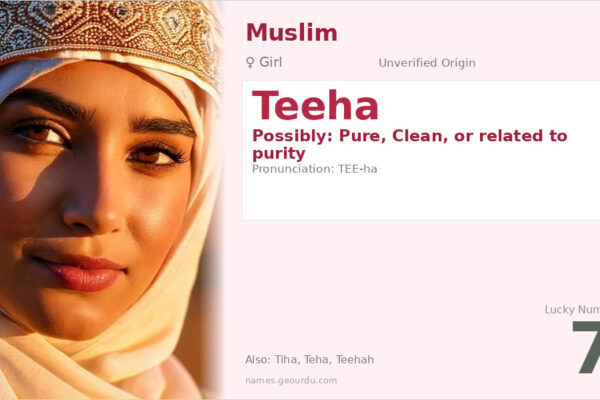 Teeha Name Meaning — Origin, Gender & Details (2025)
