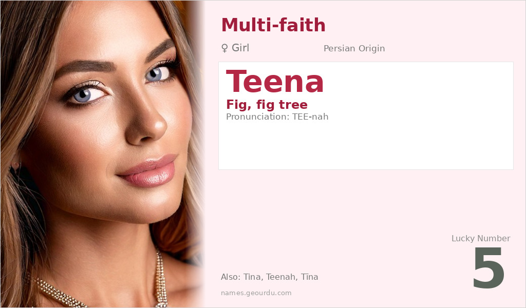 Teena Name Meaning and Details