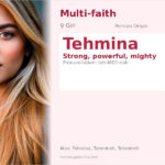 Tehmina Name Meaning and Details
