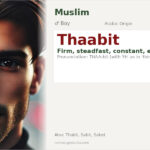 Thaabit Name Meaning and Details