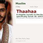 Thaahaa Name Meaning and Details