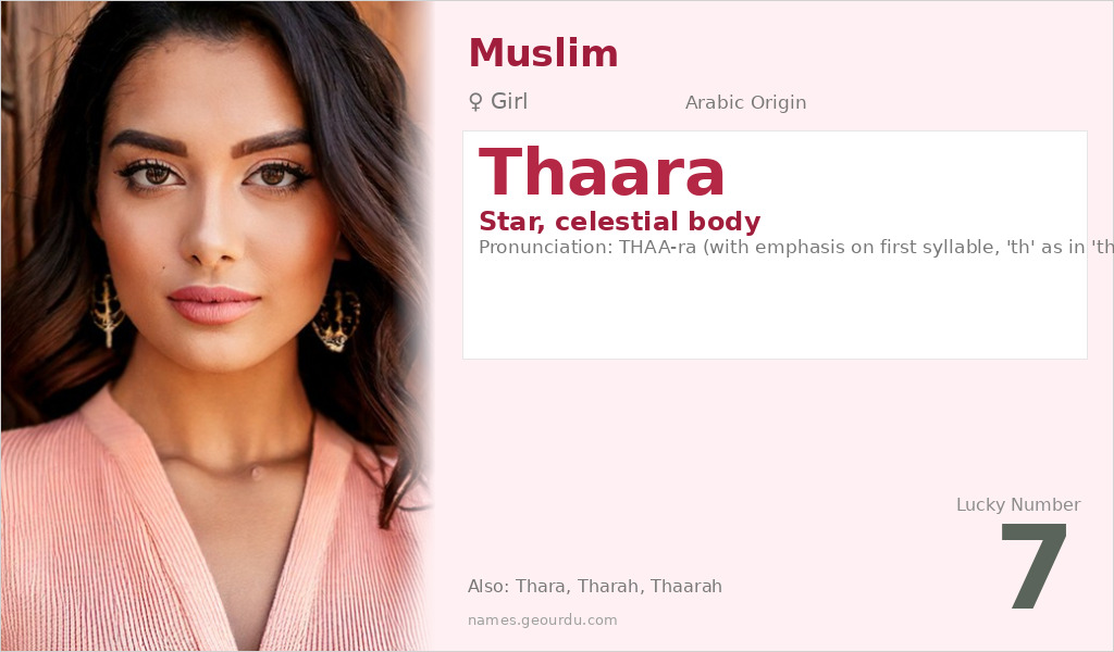 Thaara Name Meaning and Details