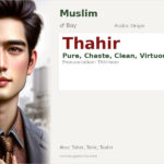 Thahir Name Meaning and Details