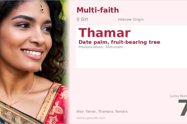 Thamar Name Meaning — Hebrew Origin, Girl Name & History (2025)