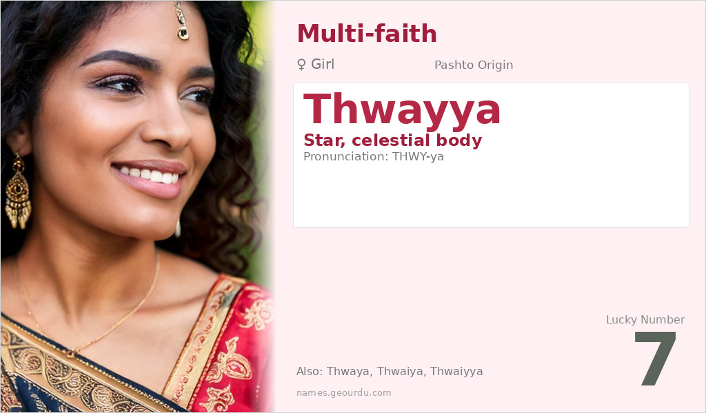 Thwayya Name Meaning and Details