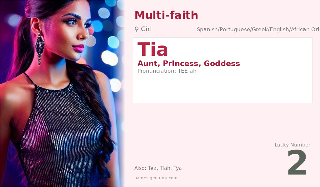 Tia Name Meaning and Details