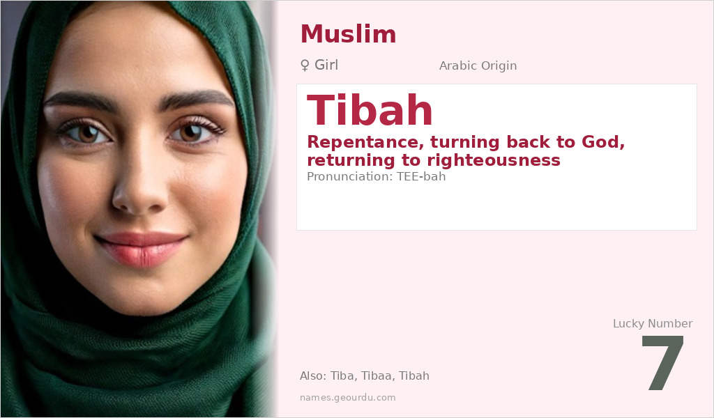 Tibah Name Meaning and Details