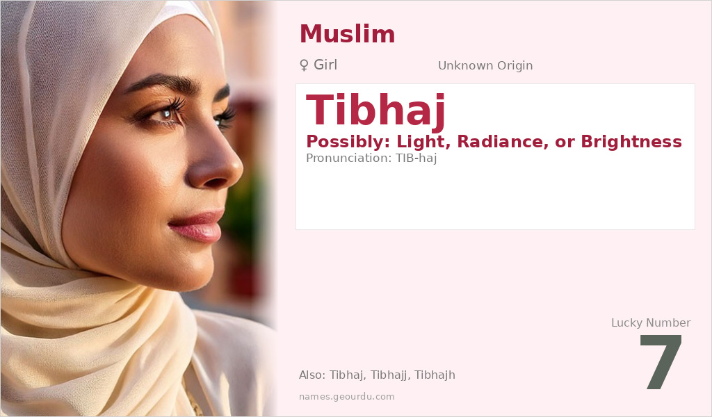 Tibhaj Name Meaning and Details