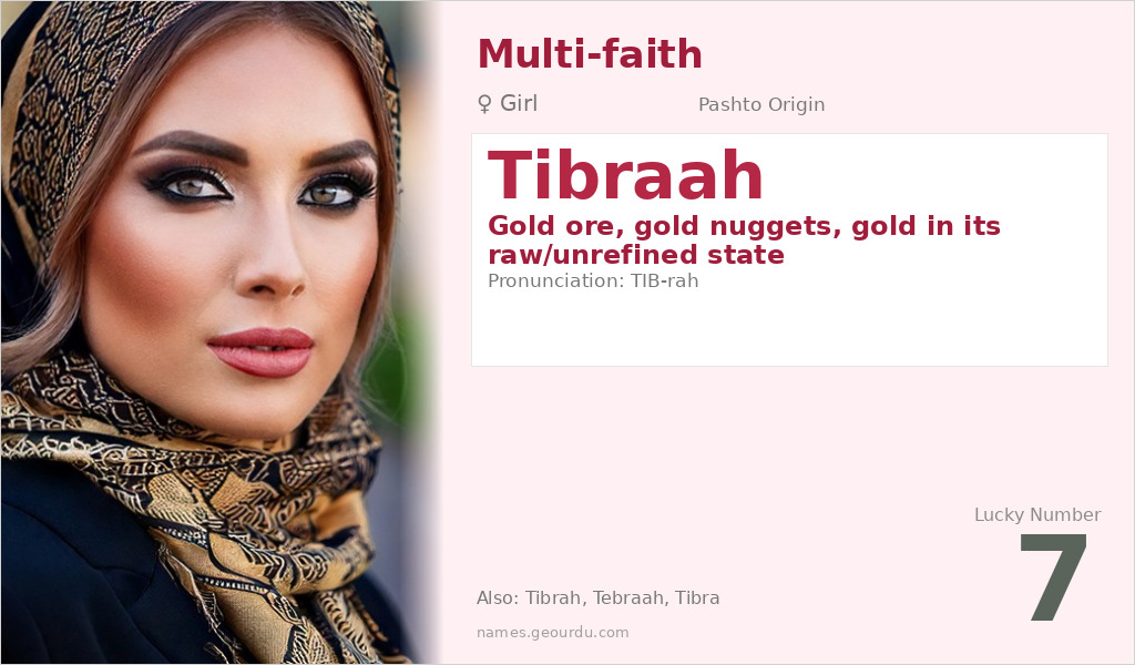 Tibraah Name Meaning and Details