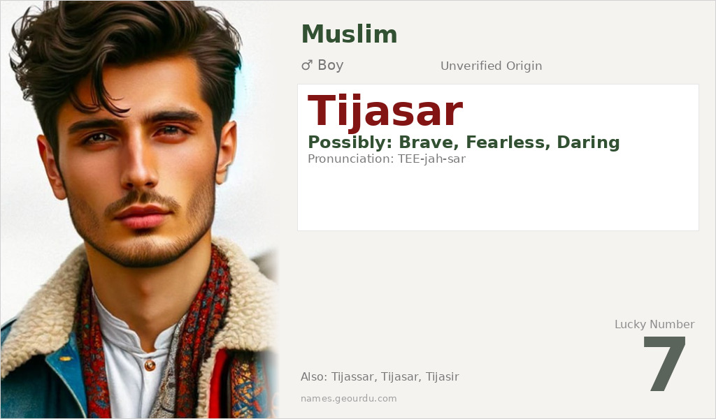 Tijasar Name Meaning and Details