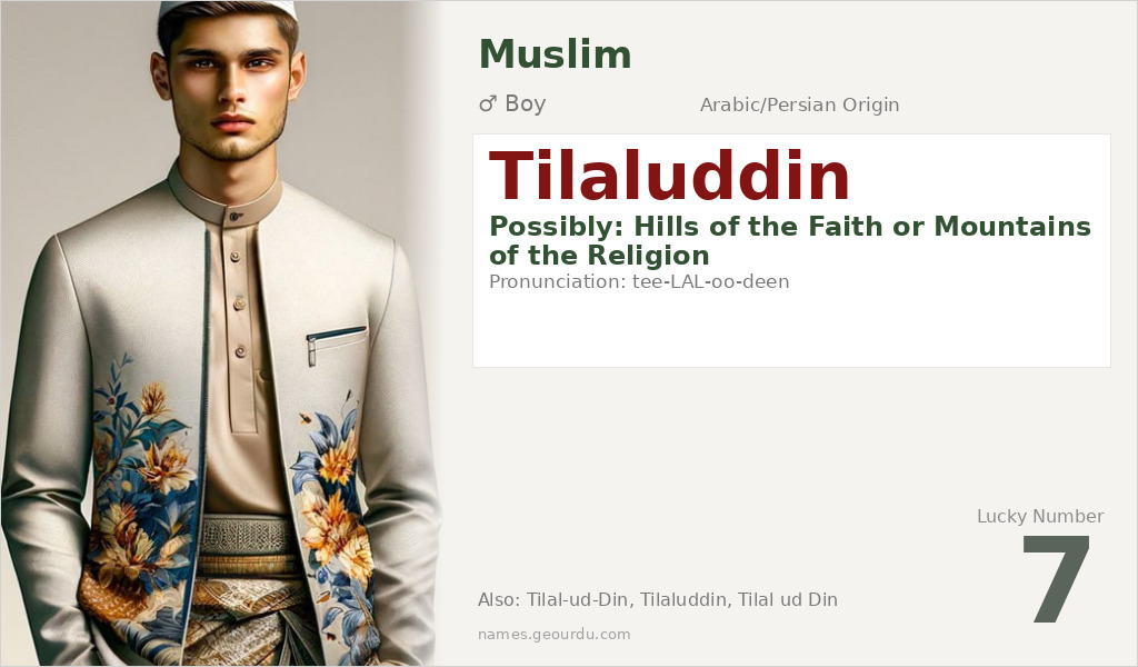 Tilaluddin Name Meaning and Details