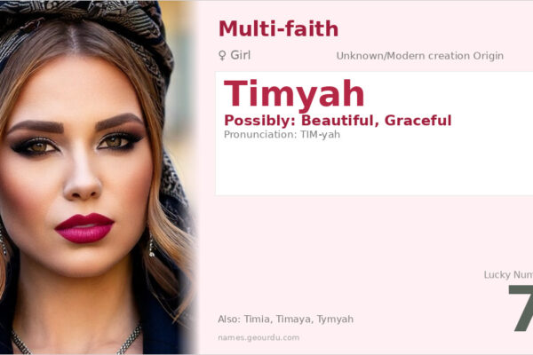 Timyah Name Meaning — Origin, Gender & Details (2025)