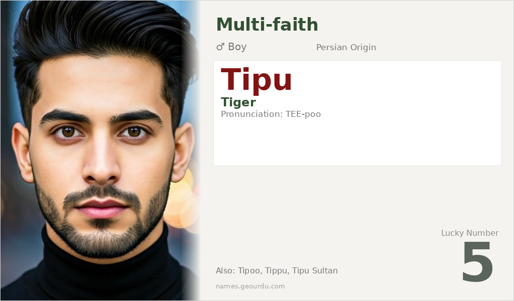 Tipu Name Meaning and Details