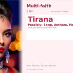 Tirana Name Meaning and Details