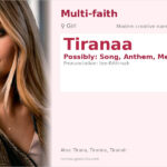 Tiranaa Name Meaning and Details