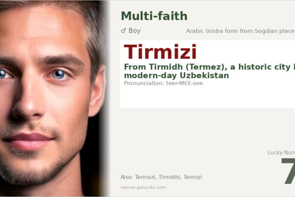 Tirmizi Name Meaning — Origin, Gender & Details (2025)