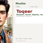 Toqeer Name Meaning and Details