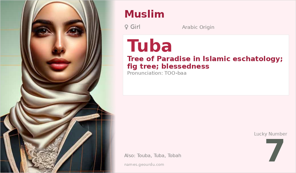 Tuba Name Meaning and Details