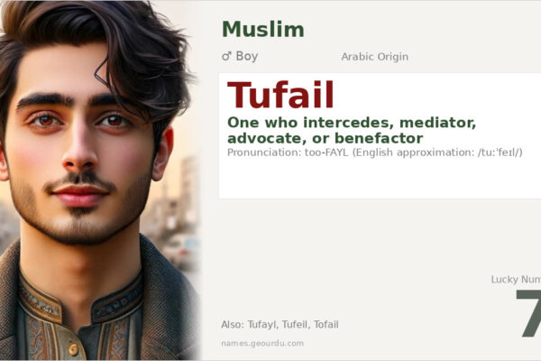 Tufail Name Meaning — Arabic Origin, Boy Name & Details (2025)