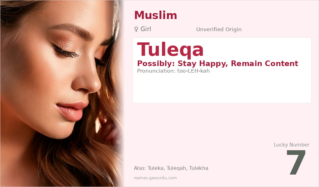 Tuleqa Name Meaning and Details