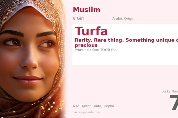 Turfa Name Meaning — Arabic Origin, Girl Name & Details (2025)