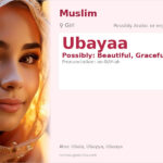 Ubayaa Name Meaning and Details