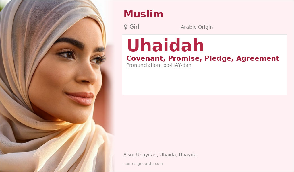 Uhaidah Name Meaning and Details