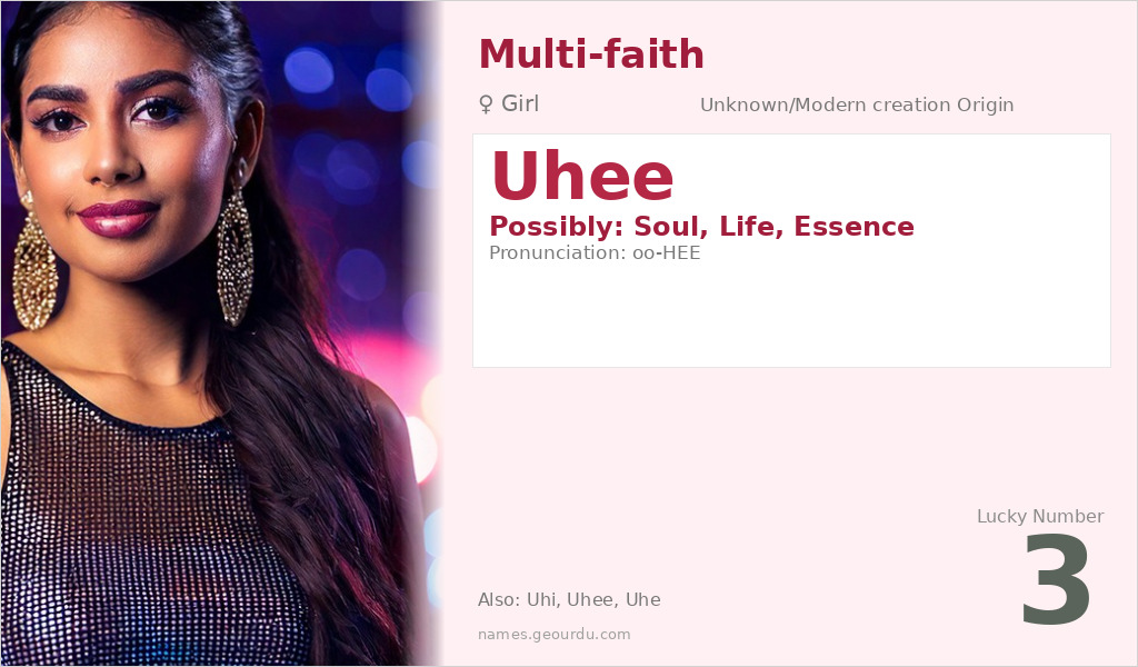 Uhee Name Meaning and Details