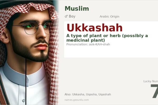 Ukkashah Name Meaning — Arabic Origin, Boy Name & Details (2025)